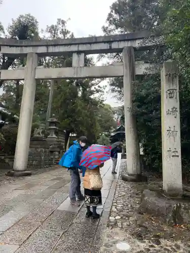 岡崎神社の鳥居