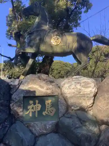 真清田神社の狛犬