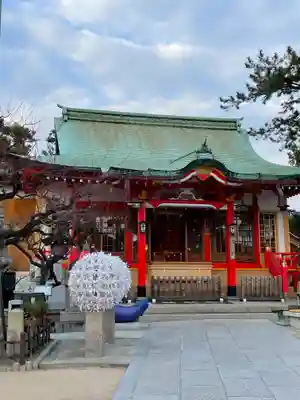 綱敷天満宮の本殿・本堂