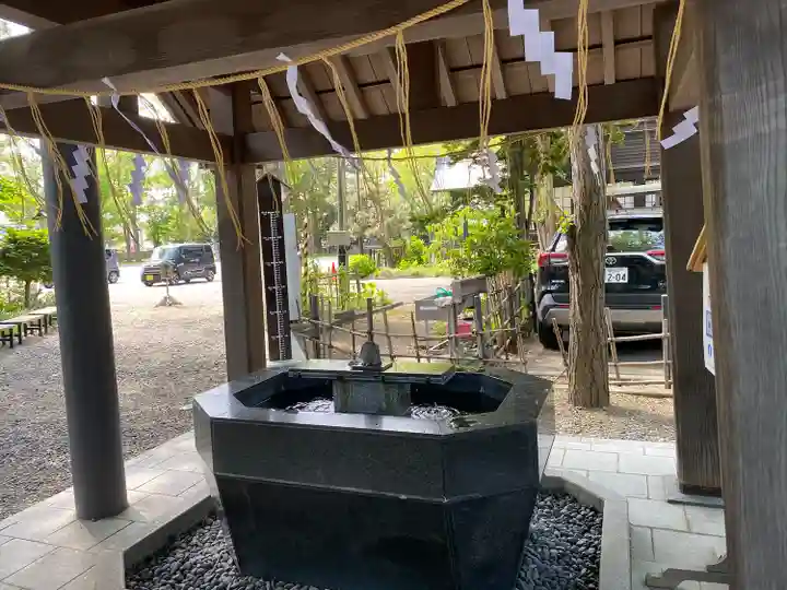 新琴似神社の手水舎