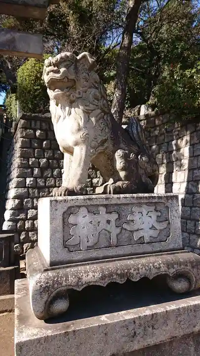 品川神社の狛犬