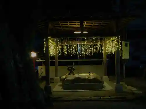 立志神社の手水舎