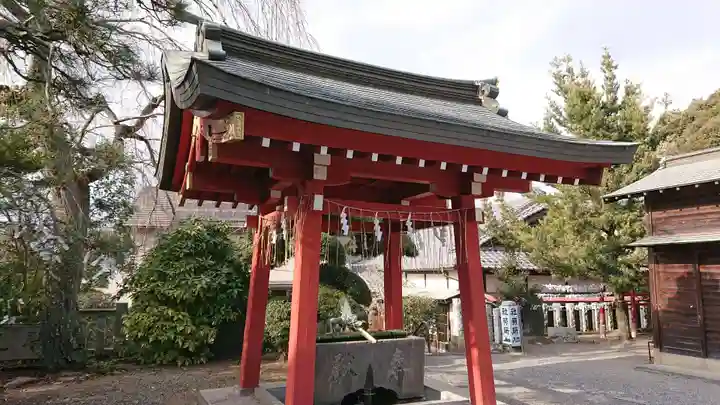 一瓶塚稲荷神社の手水舎