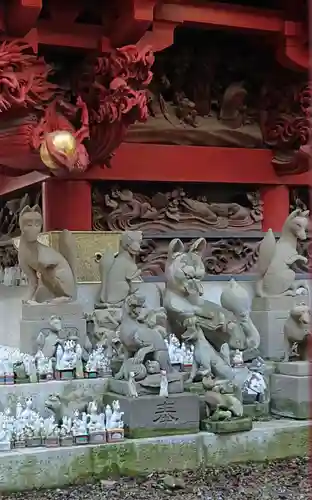 一瓶塚稲荷神社の狛犬