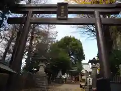 諏訪神社の鳥居