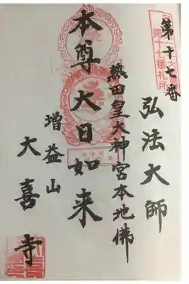 名古屋廿一大師の巡礼です。