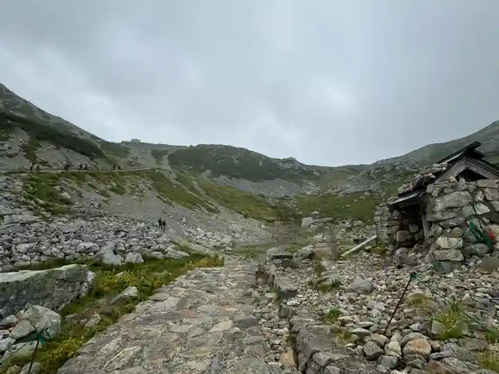 雄山神社峰本社の景色