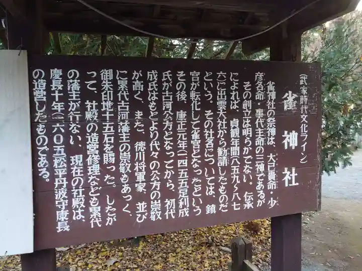 雀神社の歴史