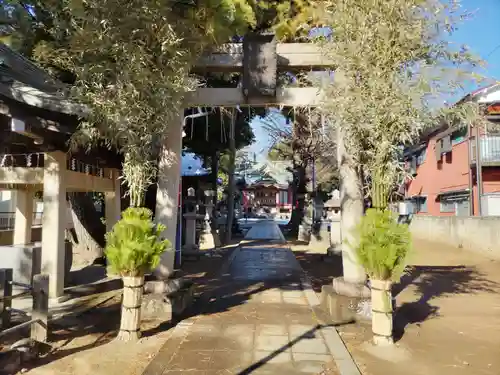 柴又八幡神社の鳥居