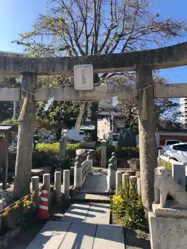 亀山八幡宮の鳥居