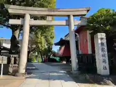 麻布氷川神社の鳥居