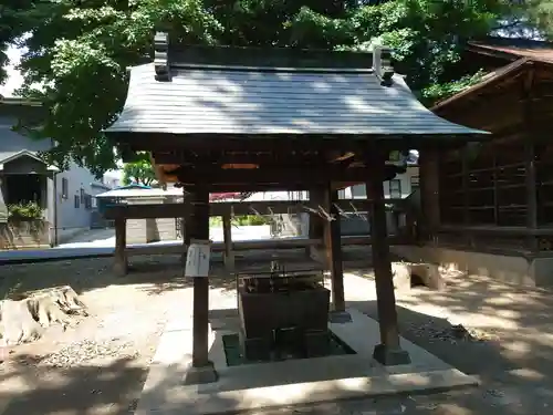 氷川神社の手水