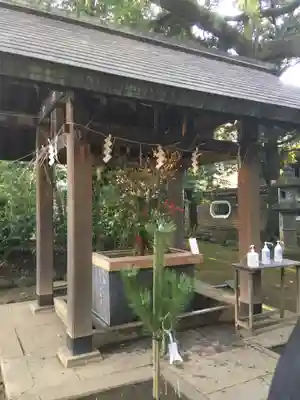 赤坂氷川神社の手水舎
