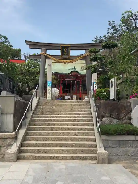 綱敷天満宮の鳥居