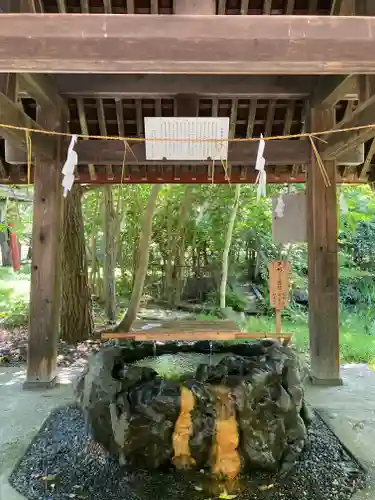 永山神社の手水