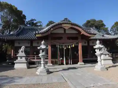 百済王神社の本殿・本堂
