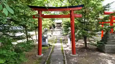 富良野神社の鳥居
