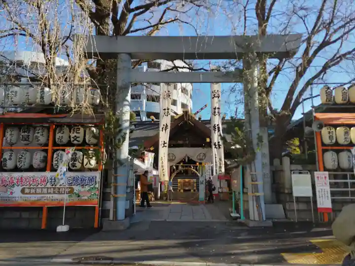 波除神社(波除稲荷神社)の鳥居