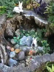 三輪神社の庭園