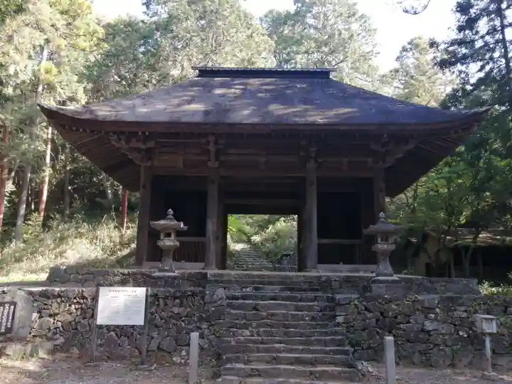 財賀寺の山門・神門