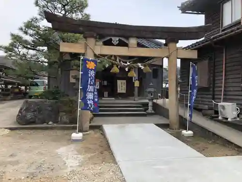 日本唯一香辛料の神　波自加彌神社の本殿