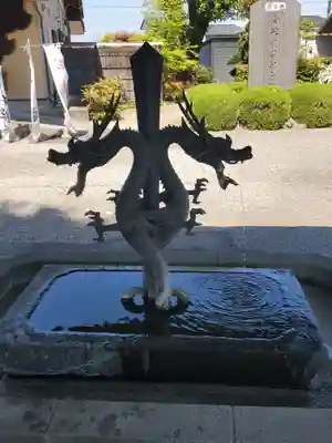 明言寺（石打こぶ観音）の手水舎