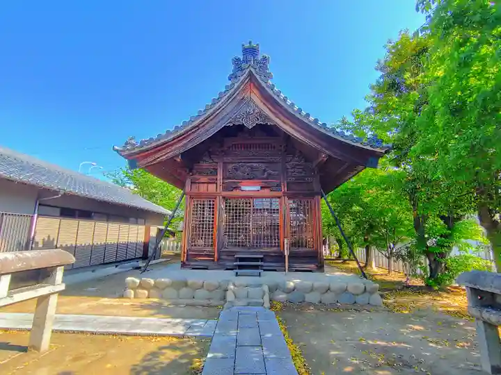 八幡社(萩原町林野)の本殿・本堂