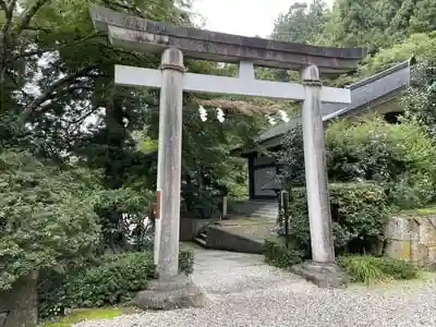 山寺日枝神社の鳥居