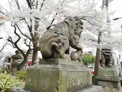 神炊館神社 ⁂奥州須賀川総鎮守⁂の狛犬