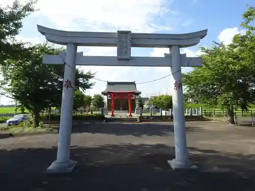 真木八幡香取両神社の鳥居