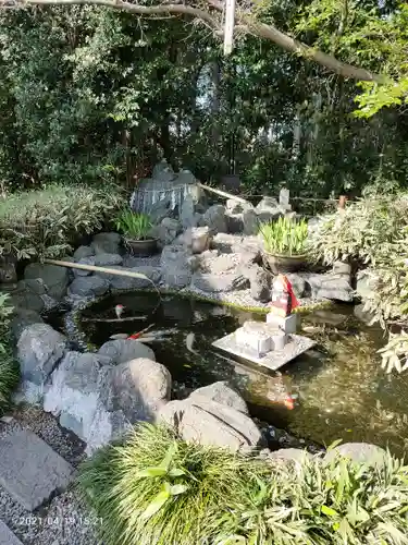 櫻木神社の庭園