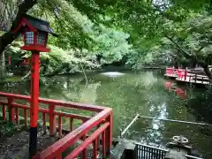 間々田八幡宮の庭園