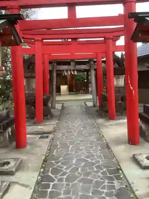 天王坊稲荷神社の鳥居
