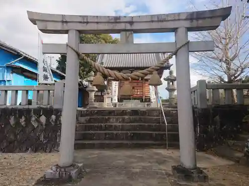 白山神社の鳥居