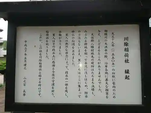 川除稲荷社(神奈川県)