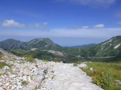 雄山神社峰本社の景色