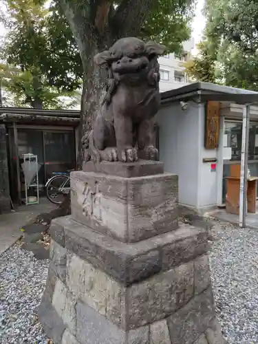 橘樹神社の狛犬