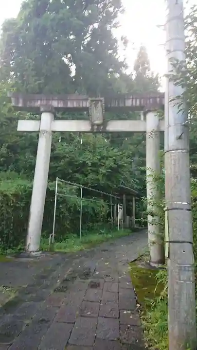 諏訪神社の鳥居