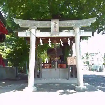 越谷香取神社の鳥居