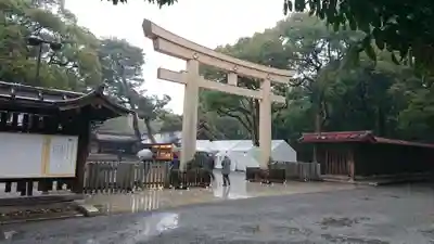 明治神宮の鳥居