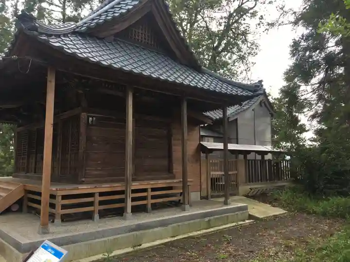八幡神社(兜山古墳)の本殿・本堂