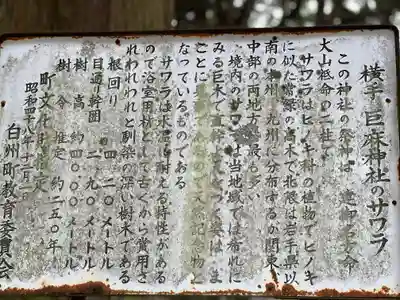 巨麻神社(山梨県)