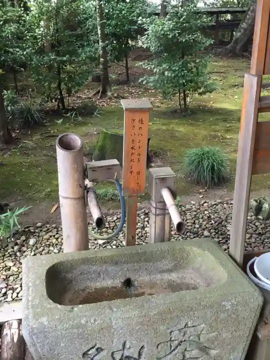 櫛田神社の手水舎