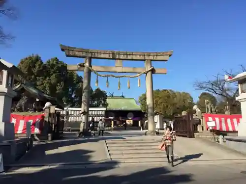 難波大社　生國魂神社の鳥居