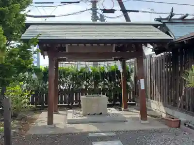 七重浜海津見神社の手水舎
