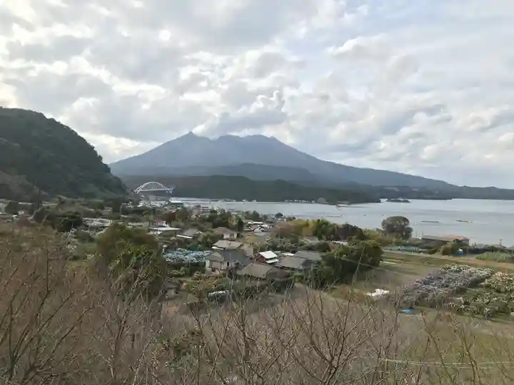 牛根麓稲荷神社の景色