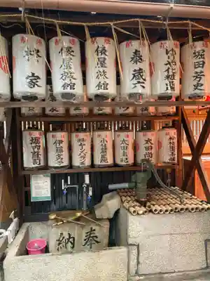 白山神社の手水舎