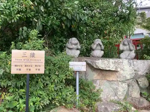 遠石八幡宮の像