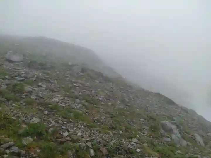 雄山神社峰本社の景色