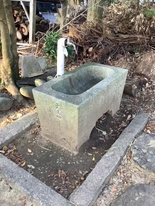 熊野社(塔野地)の手水舎